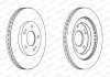 Комплект гальмівних дисків (2 шт.) передні лівий/правий MITSUBISHI PAJERO PININ I 1.8/2.0 10.99-06.07 FERODO DDF1399 (фото 2)