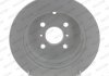 Комплект тормозных дисков (цена за штуку, комплект 2 шт.) задние левая/правая TOYOTA COROLLA, COROLLA VERSO, IST, PRIUS, YARIS, YARIS VERSO 1.0-2.0D 04.99-07.14 FERODO DDF1417C (фото 1)