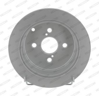 Комплект тормозных дисков (цена за штуку, комплект 2 шт.) задние левая/правая TOYOTA COROLLA 1.4-2.0D 10.01-03.08 FERODO DDF1419C (фото 1)