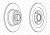 Тормозной диск задний левая/правая (без кольца АБС) MITSUBISHI OUTLANDER I, OUTLANDER II; RENAULT GRAND SCENIC II, MEGANE II, SCENIC II 1.4-2.4 05.03-11.12 FERODO DDF1443C-1 (фото 1)
