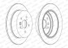 Комплект тормозных дисков (цена за штуку, комплект 2 шт.) задние левая/правая CHERY TIGGO; TOYOTA RAV 4 I, RAV 4 II 1.8-2.4 06.94-12.08 FERODO DDF1486C (фото 2)