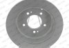 Комплект задних тормозных дисков левая/правая HYUNDAI HIGHWAY, IX35, SANTA FÉ I, TRAJET, TUCSON; KIA SPORTAGE II, SPORTAGE III 2.0-2.7 03.00- FERODO DDF1493C (фото 1)