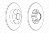 Фото автозапчастини гальмівний диск задній лівий/правий (без кільця ABS) NISSAN PRIMASTAR; OPEL VIVARO A; RENAULT TRAFIC II 1.9D-2.5D 02.01- FERODO DDF1498C-1 (фото 1)