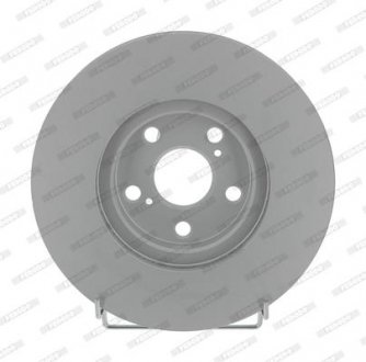 Комплект тормозных дисков (цена за штуку, комплект 2 шт.) передние левая/правая TOYOTA AVENSIS 1.6/1.8 03.03-11.08 FERODO DDF1508C (фото 1)