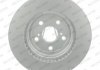 Комплект тормозных дисков (цена за штуку, комплект 2 шт.) передние левая/правая LEXUS RX; TOYOTA HARRIER, HIGHLANDER / KLUGER 2.4-3.5H 02.03-10.15 FERODO DDF1544C (фото 1)
