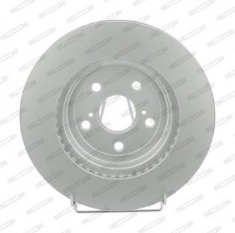 Комплект тормозных дисков (цена за штуку, комплект 2 шт.) передние левая/правая LEXUS RX; TOYOTA HARRIER, HIGHLANDER / KLUGER 2.4-3.5H 02.03-10.15 FERODO DDF1544C (фото 1)