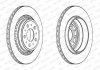 Комплект тормозных дисков (цена за штуку, комплект 2 шт.) задние левая/правая VOLVO XC90 I 2.4D-4.4 06.02-12.14 FERODO DDF1551 (фото 2)