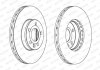 Комплект гальмівних дисків (2 шт.) передні лівий/правий FORD GALAXY I, GALAXY MK I; SEAT ALHAMBRA; Volkswagen SHARAN, TRANSPORTER IV 1.8-2.8 07.90-03.10 FERODO DDF1559C (фото 2)