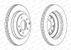 Комплект тормозных дисков (цена за штуку, комплект 2 шт.) задние левая/правая AUDI Q7; PORSCHE CAYENNE; Volkswagen TOUAREG 2.5D-6.0D 09.02- FERODO DDF1580C (фото 2)