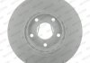 Комплект тормозных дисков (цена за штуку, комплект 2 шт.) передние левая/правая NISSAN JUKE, QASHQAI I, TIIDA, X-TRAIL, X-TRAIL II; RENAULT KOLEOS I 1.5D-2.5 11.06- FERODO DDF1589C (фото 1)