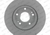 Комплект тормозных дисков (цена за штуку, комплект 2 шт.) передние левая/правая DODGE CALIBER; MITSUBISHI ECLIPSE IV, GALANT IX, LANCER VII, LANCER VIII, SPACE, SPACE RUNNER 1.3-2.4 10.98- FERODO DDF1599C (фото 1)