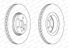 Гальмівний диск передній лівий/правий VOLVO S60 II, S80 II, V60 I, V70 II, V70 III, XC70 II; FORD GALAXY II, S-MAX; LAND ROVER FREELANDER 2 1.5-4.4 04.05- FERODO DDF1607C-1 (фото 1)