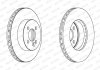 Комплект гальмівних дисків (2 шт.) передні лівий/правий MINI (R56), (R57), (R58), (R59), CLUBMAN (R55), CLUBVAN (R55) 1.4-2.0D 09.06-06.15 FERODO DDF1617C (фото 2)