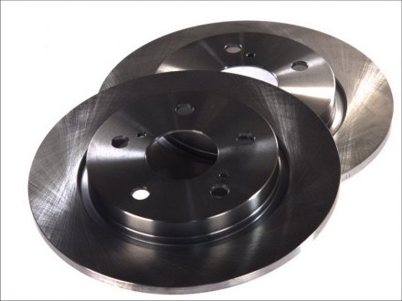 Комплект тормозных дисков (цена за штуку, комплект 2 шт.) задние левая/правая TOYOTA AURIS, COROLLA 1.2-2.2D 10.06-08.19 FERODO DDF1645 (фото 1)