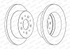 Комплект тормозных дисков (цена за штуку, комплект 2 шт.) задние левая/правая CITROEN JUMPER; FIAT DUCATO; PEUGEOT BOXER 2.0D-3.0D 04.06- FERODO DDF1653C (фото 2)