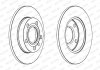 Комплект гальмівних дисків (2 шт.) задні лівий/правий AUDI 80 B4, A4 B6, A4 B7, A4 B8; SEAT EXEO, EXEO ST 1.6-3.0D 09.91-05.13 FERODO DDF1709C (фото 2)