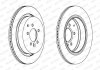 Комплект гальмівних дисків (2 шт.) задні лівий/правий KIA CARENS III 1.6-2.0D 09.06- FERODO DDF1752 (фото 2)