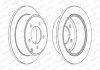 Комплект тормозных дисков (цена за штуку, комплект 2 шт.) задние левая/правая CHRYSLER 200, SEBRING; DODGE AVENGER, CALIBER; JEEP COMPASS, PATRIOT 1.8-3.6ALK 06.06- FERODO DDF1762C (фото 3)