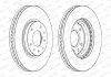 Фото автозапчасти комплект тормозных дисков (цена за шт, продажа кратно 2 шт)передний левый/правый (без болтов) MAZDA CX-7, CX-9 2.2D-3.7 01.07- FERODO DDF1768C (фото 1)