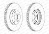 Комплект передніх гальмівних дисків лівий/правий HONDA ACCORD VIII 2.0/2.2D/2.4 06.08- FERODO DDF1775C (фото 1)