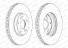 Комплект передніх гальмівних дисків лівий/правий HONDA ACCORD VIII 2.0/2.2D/2.4 06.08- FERODO DDF1775C (фото 2)