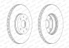 Комплект гальмівних дисків (2 шт.) передні лівий/правий TOYOTA RACTIS, YARIS, YARIS / VIOS 1.0-1.8 08.05- FERODO DDF1780C (фото 1)