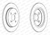Комплект задніх гальмівних дисків лівий/правий TOYOTA IQ, YARIS; ASTON MARTIN CYGNET 1.0-1.8 08.05-12.15 FERODO DDF1781C (фото 3)