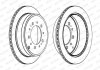 Тормозной диск задний левая/правая LEXUS LX; TOYOTA LAND CRUISER 200 4.5D-5.7 09.07- FERODO DDF1799C-1 (фото 1)