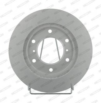 Комплект тормозных дисков (цена за штуку, комплект 2 шт.) передние левая/правая FIAT FULLBACK; MITSUBISHI L200 / TRITON, PAJERO SPORT II 2.4D-3.5 11.05- FERODO DDF1818C (фото 1)