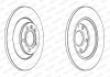 Комплект тормозных дисков (2 шт) задний левый/правый (без болтов) AUDI A6 ALLROAD C6, A6 C6 2.7D-4.2 11.04-08.11 FERODO DDF1850C (фото 2)