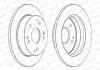 Комплект тормозных дисков (цена за штуку, комплект 2 шт.) задние левая/правая HONDA CIVIC VII, INTEGRA 1.4-2.0 02.01- FERODO DDF1861C (фото 3)