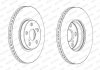 Комплект гальмівних дисків (2 шт.) передні лівий/правий (275ммх22мм) PONTIAC VIBE; SUBARU TREZIA; TOYOTA ALLION II, MATRIX, PREMIO, URBAN CRUISER, VERSO S 07.07- FERODO DDF1865C (фото 2)