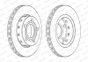 Фото автозапчасти комплект задних тормозных дисков левая/правая AUDI A4 B5; Volkswagen PASSAT B5, PASSAT B5.5 1.8-2.8 01.95-05.05 FERODO DDF1887C (фото 1)