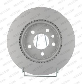 Комплект тормозных дисков (цена за штуку, комплект 2 шт.) передние левая/правая Volkswagen AMAROK 2.0/2.0D/3.0D 09.10- FERODO DDF2017C (фото 1)