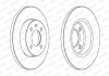 Комплект тормозных дисков (2 шт) передний левый/правый (без болтов) CHERY COWIN 3; SEAT INCA, TOLEDO I; VW CADDY II, CADDY II/MINIVAN, GOLF III, PASSAT B3/B4, VENTO 1.4-2.0 02.88-12.12 FERODO DDF205 (фото 2)