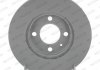 Комплект тормозных дисков (цена за штуку, комплект 2 шт.) передние левая/правая SEAT AROSA, CORDOBA, CORDOBA VARIO, IBIZA II, INCA, TOLEDO I; Volkswagen CADDY II, CADDY II/MINIVAN, CORRADO, GOLF II 1.0-Electric 08.83-07.05 FERODO DDF207C (фото 1)