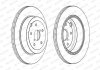 Комплект задніх гальмівних дисків лівий/правий SUBARU IMPREZA, WRX 2.5 01.08- FERODO DDF2140C (фото 2)
