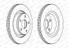 Гальмівний диск передні лівий/правий DODGE NITRO; JEEP CHEROKEE, COMPASS 2.4-4.0 08.06- FERODO DDF2145C-1 (фото 1)