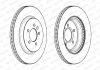 Комплект задних тормозных дисков левая/правая OPEL ZAFIRA C 1.6/1.6CNG/2.0D 10.11- FERODO DDF2188C (фото 2)