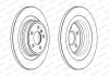 Комплект тормозных дисков задний левый/правый MERCEDES GLE (C292), GLE (W166), M (W166) 2.2D-3.5 06.11-10.19 FERODO DDF2204C (фото 2)