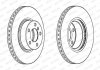 Фото автозапчастини гальмівний диск передній лівий/правий BMW X3 (F25), X4 (F26) 1.6-3.0D 09.10-03.18 FERODO DDF2314C-1 (фото 1)