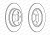 Комплект задних тормозных дисков левая/правая MERCEDES A (W176), B SPORTS TOURER (W246, W242), CLA (C117) 1.5D-2.2D 11.11-03.19 FERODO DDF2335C (фото 2)