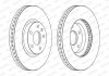 Комплект тормозных дисков (цена за штуку, комплект 2 шт.) передние левая/правая FORD MONDEO V 1.0-2.5 09.12- FERODO DDF2337C (фото 2)