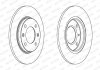 Комплект задних тормозных дисков левая/правая CITROEN SAXO, XSARA, ZX; PEUGEOT 106 II, 206, 306, 309 I 1.4-2.0D 03.86- FERODO DDF244C (фото 2)