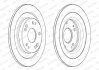 Комплект задніх гальмівних дисків лівий/правий HONDA CIVIC IX 1.4-2.2D 02.12- FERODO DDF2474C (фото 2)