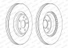 Тормозной диск передний левый/правый AUDI A4 ALLROAD B9, A4 B8, A4 B9, A5, A6 C8, A7, Q5 2.0-3.0DH 11.07- FERODO DDF2597C-1 (фото 2)