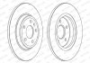 Комплект тормозных дисков (цена за штуку, комплект 2 шт.) задние левая/правая AUDI A4 ALLROAD B9, A4 B8, A4 B9, A5, A6 C7, A6 C8, A7, Q5 1.4-3.0DH 06.07- FERODO DDF2599C (фото 2)