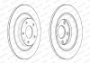 Комплект тормозных дисков (цена за штуку, комплект 2 шт.) задние левая/правая MAZDA CX-5 2.0/2.2D/2.5 11.11- FERODO DDF2609C (фото 2)