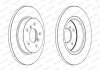 Комплект тормозных дисков (цена за штуку, комплект 2 шт.) задние левая/правая NISSAN QASHQAI II; RENAULT KADJAR 1.2-1.7D 11.13- FERODO DDF2683C (фото 2)