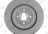 Комплект тормозных дисков (цена за штуку, комплект 2 шт.) передние левая/правая DS DS 3; CITROEN DS3; PEUGEOT 208 I 1.2/1.6/1.6D 11.09- FERODO DDF2784C (фото 3)
